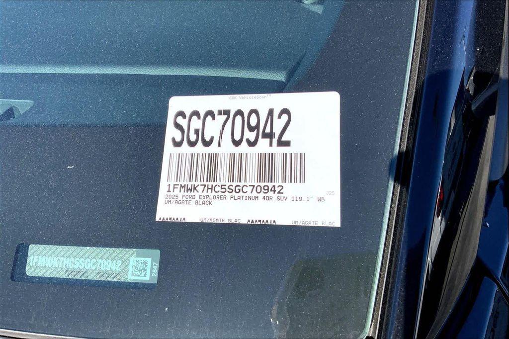new 2025 Ford Explorer car, priced at $56,223