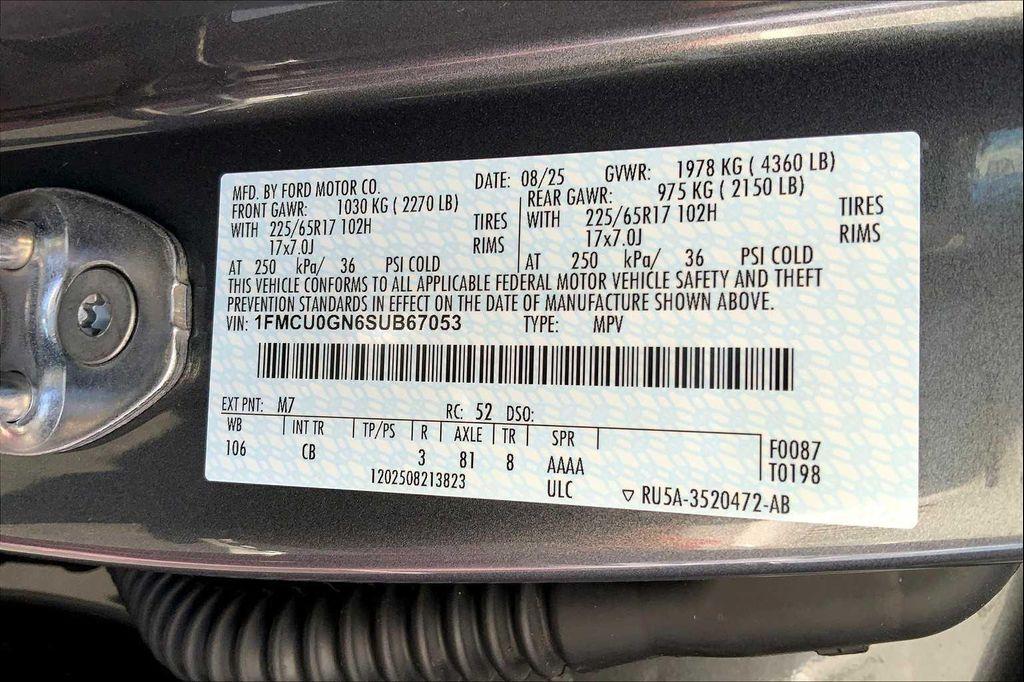 new 2025 Ford Escape car, priced at $29,563