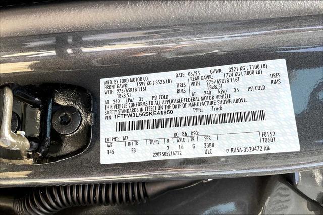 new 2025 Ford F-150 car, priced at $57,752
