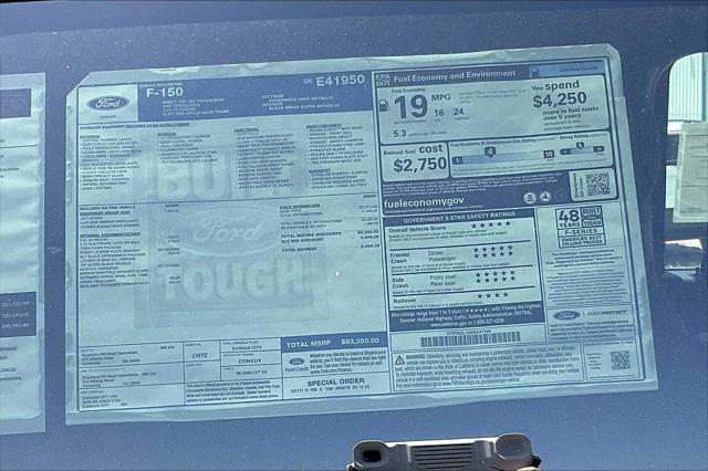 new 2025 Ford F-150 car, priced at $57,752