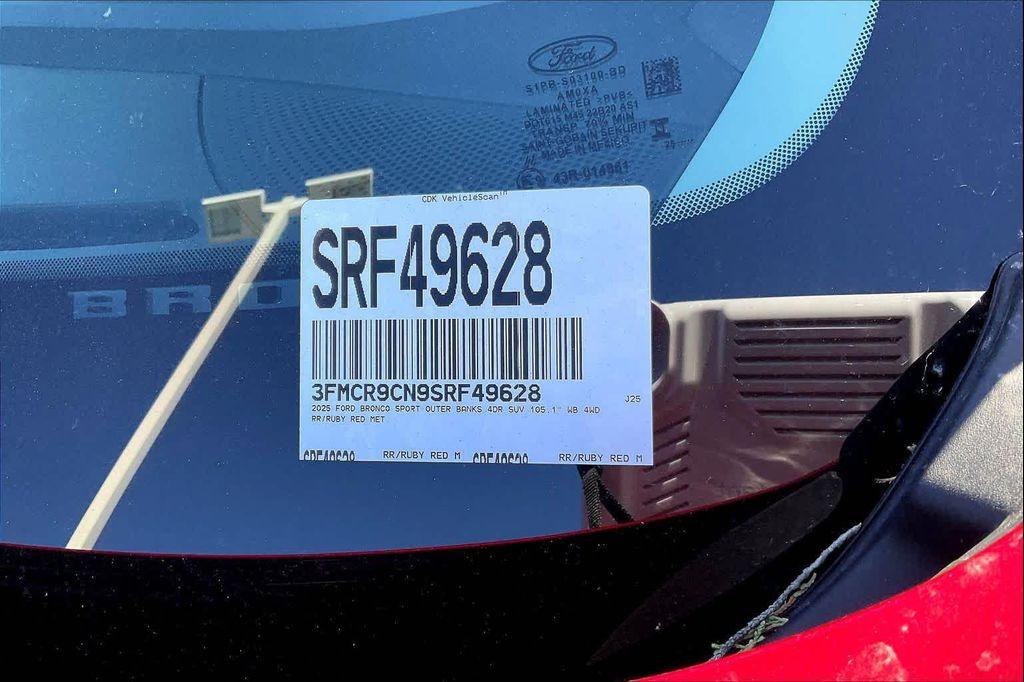 new 2025 Ford Bronco Sport car, priced at $42,475