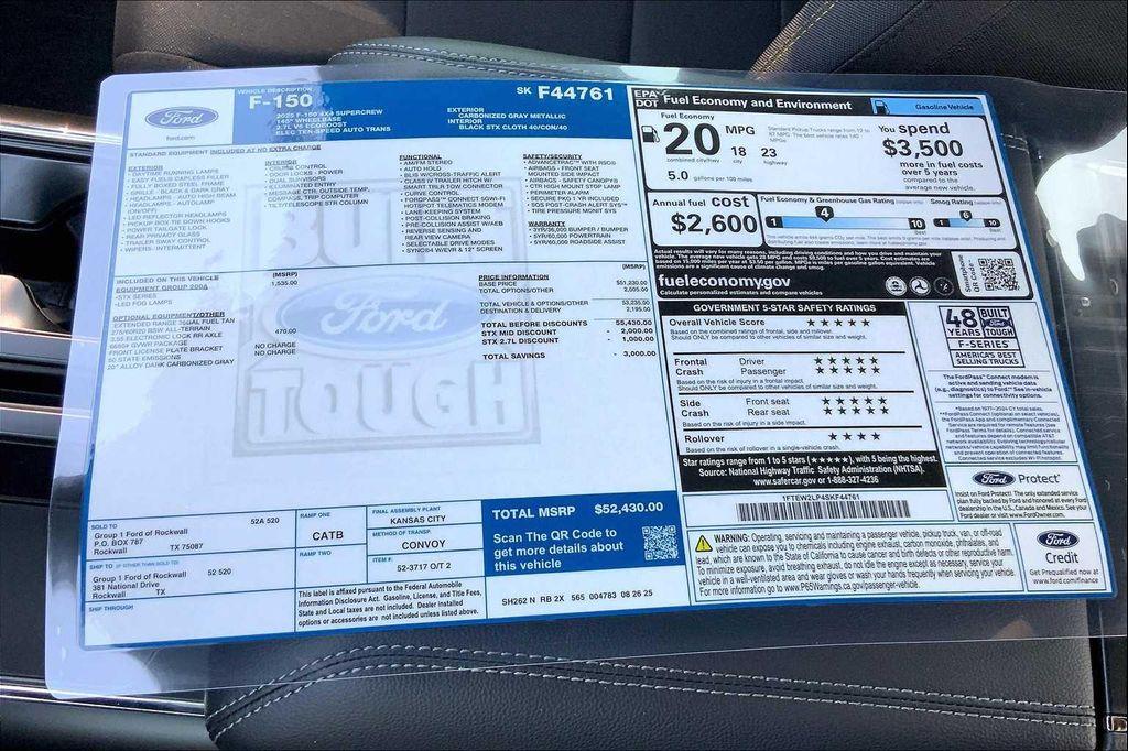 new 2025 Ford F-150 car, priced at $48,778