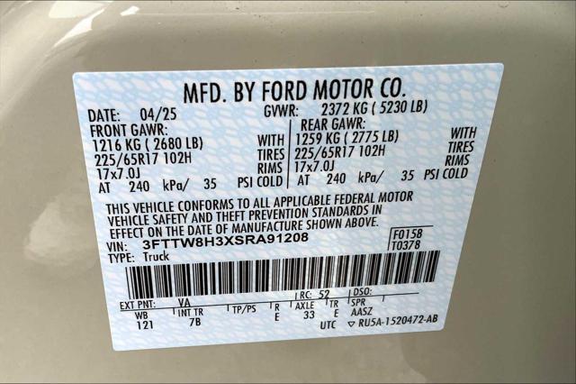 new 2025 Ford Maverick car, priced at $31,775