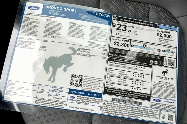 new 2025 Ford Bronco Sport car, priced at $40,205