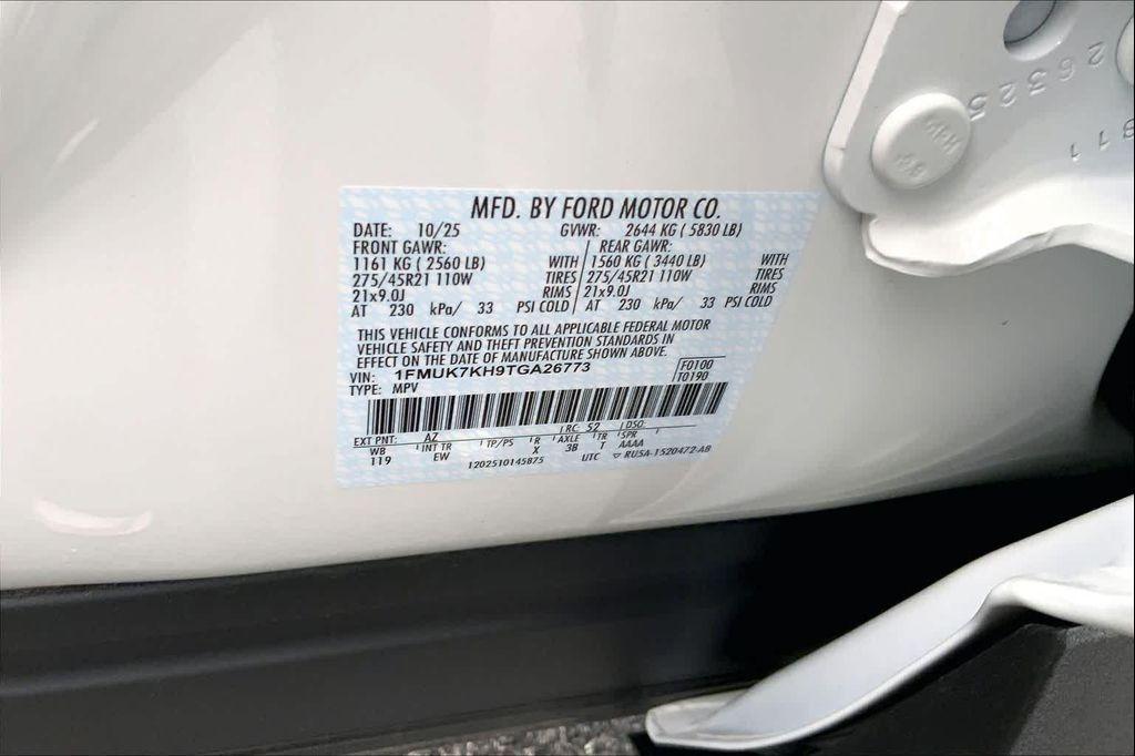 new 2026 Ford Explorer car, priced at $50,855