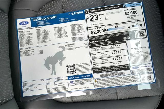 new 2025 Ford Bronco Sport car, priced at $39,205