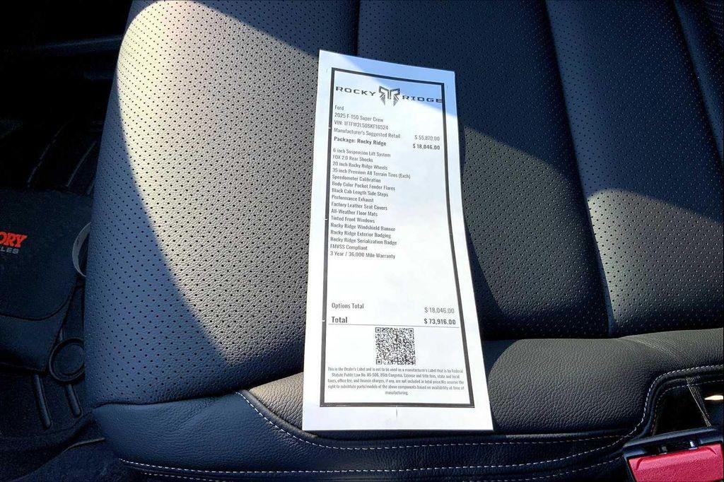 new 2025 Ford F-150 car, priced at $69,991