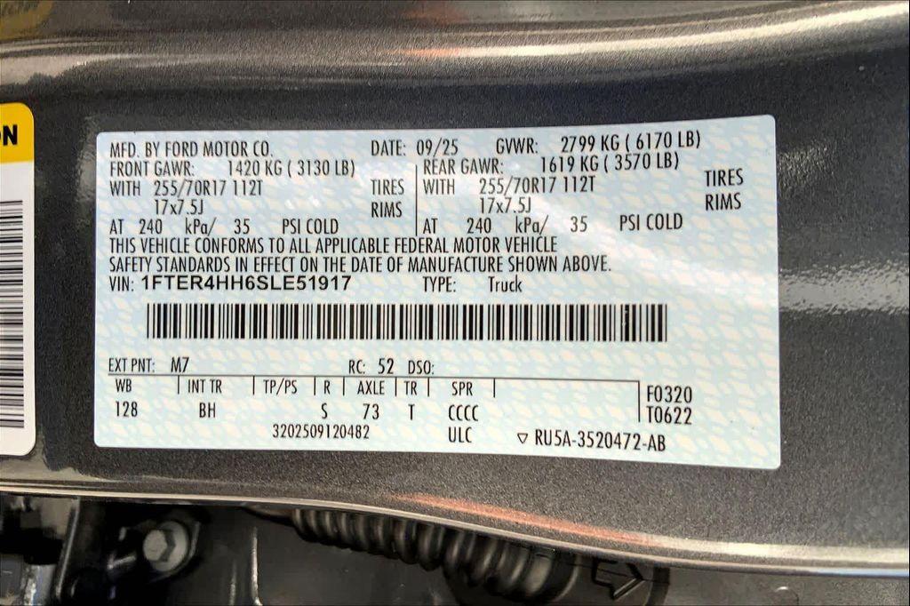 new 2025 Ford Ranger car, priced at $38,616