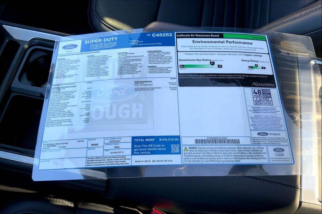 new 2026 Ford F-250 car, priced at $100,315