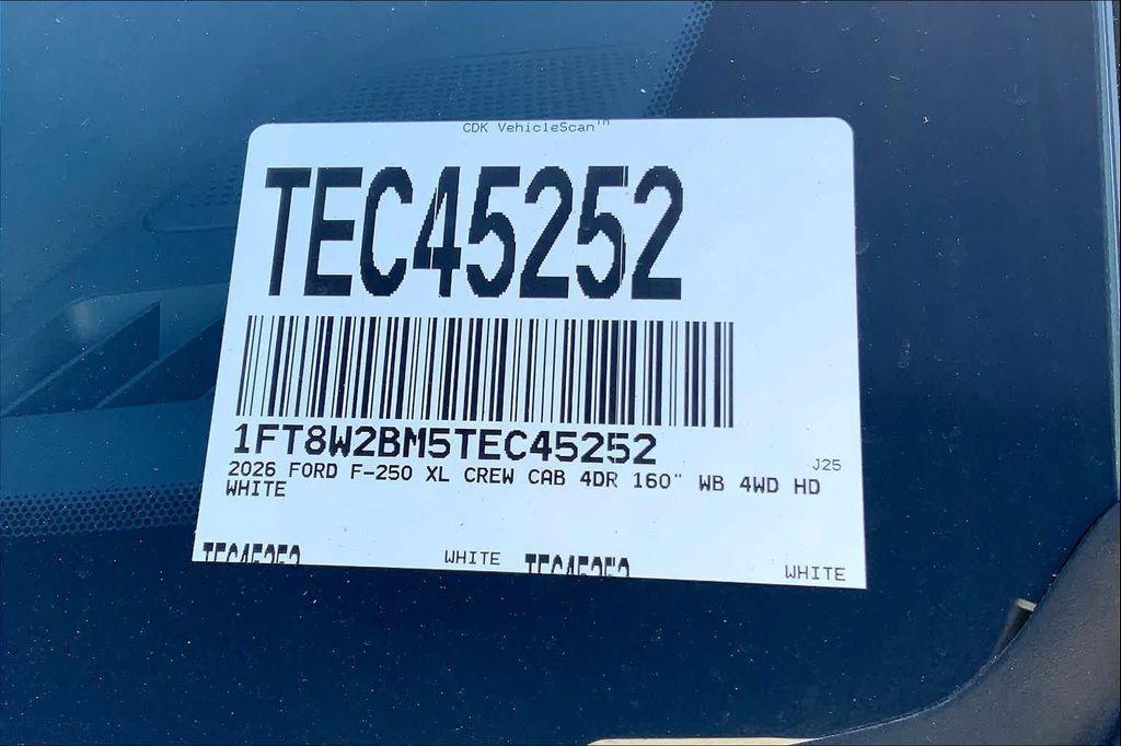 new 2026 Ford F-250 car, priced at $100,315