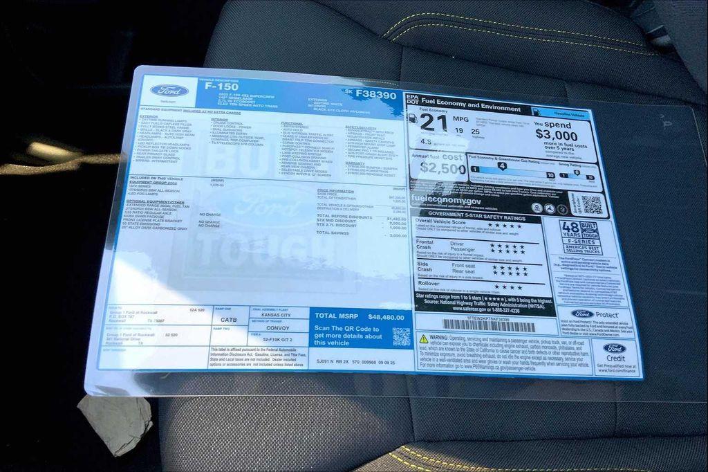 new 2025 Ford F-150 car, priced at $44,978