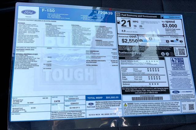 new 2024 Ford F-150 car, priced at $49,057