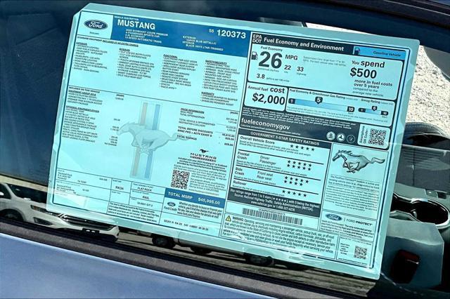 new 2025 Ford Mustang car, priced at $45,995
