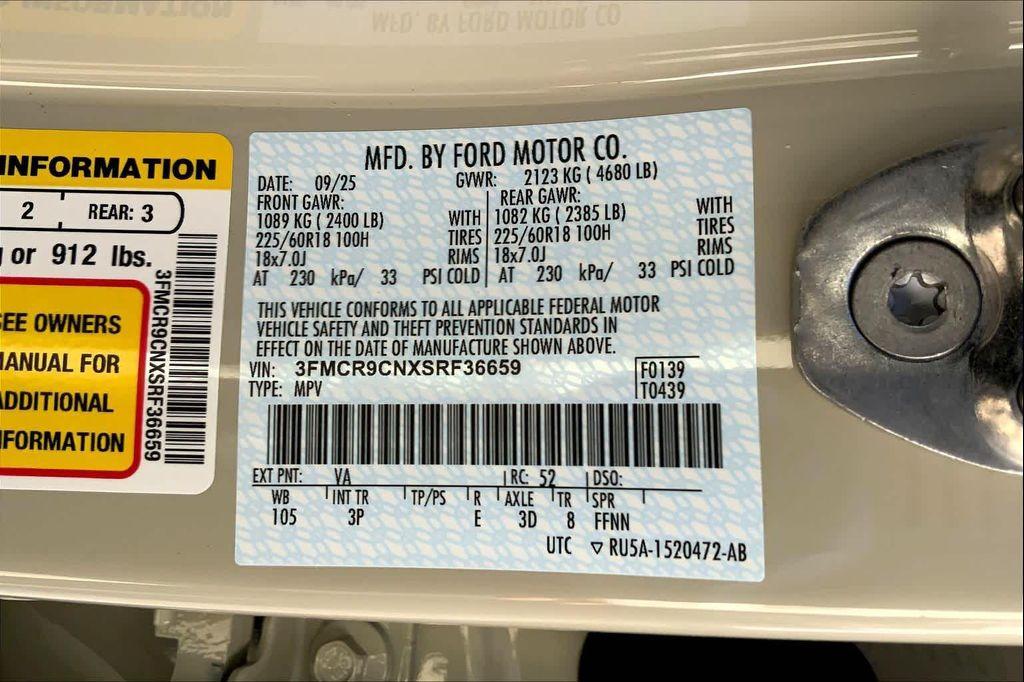 new 2025 Ford Bronco Sport car, priced at $37,136