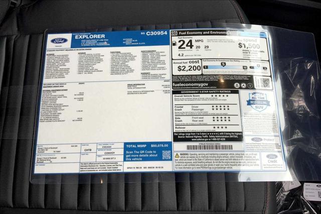 new 2025 Ford Explorer car, priced at $46,618