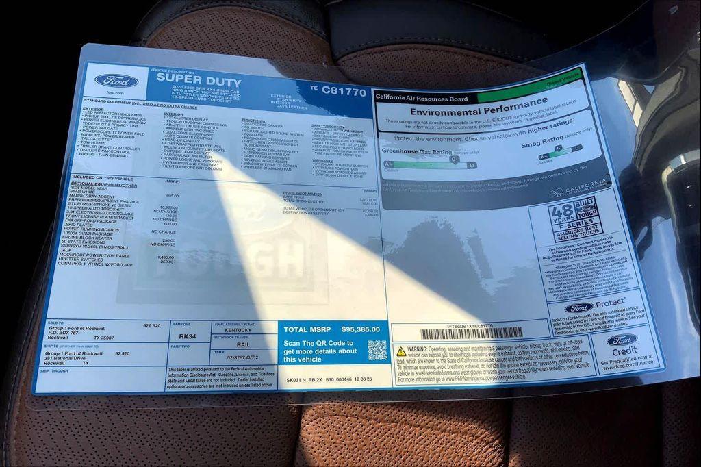 new 2026 Ford F-250 car, priced at $95,385