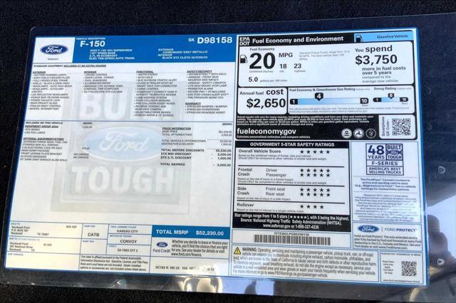 new 2025 Ford F-150 car, priced at $49,743