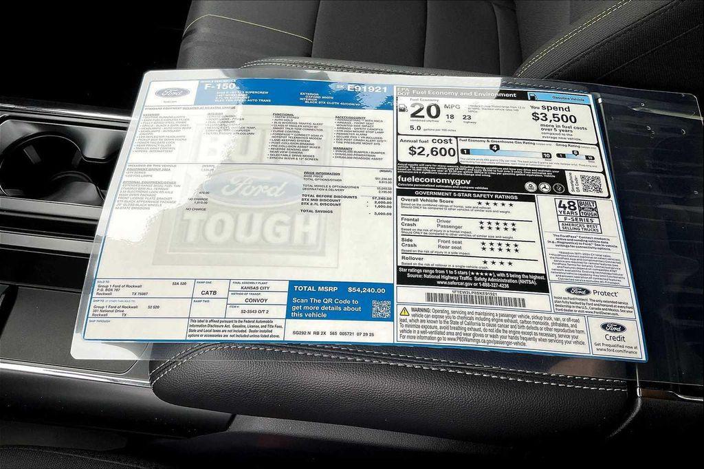 new 2025 Ford F-150 car, priced at $50,394