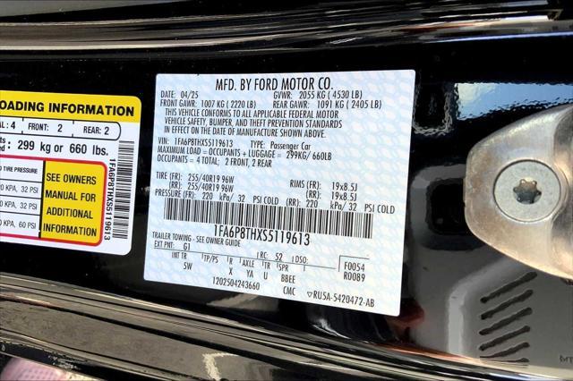 new 2025 Ford Mustang car, priced at $45,600