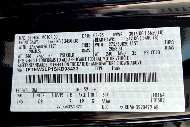 new 2025 Ford F-150 car, priced at $48,436