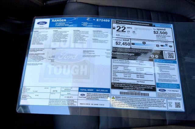 new 2024 Ford Ranger car, priced at $47,055