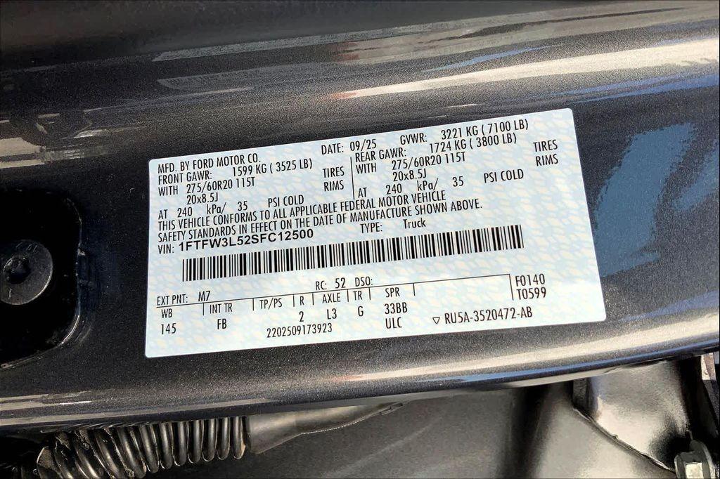 new 2025 Ford F-150 car, priced at $65,025