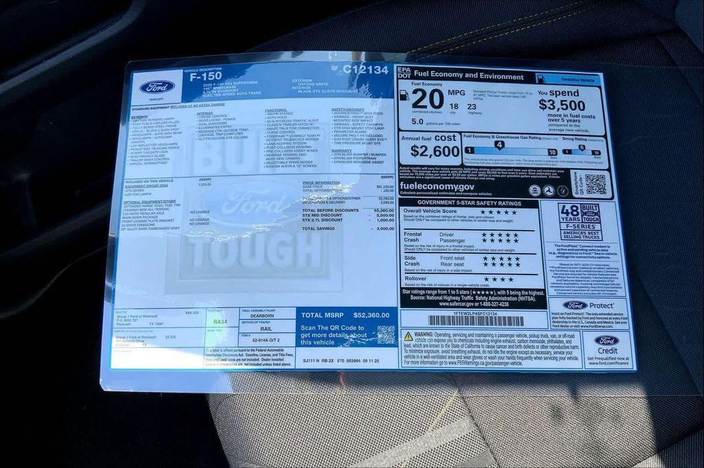 new 2025 Ford F-150 car, priced at $48,760