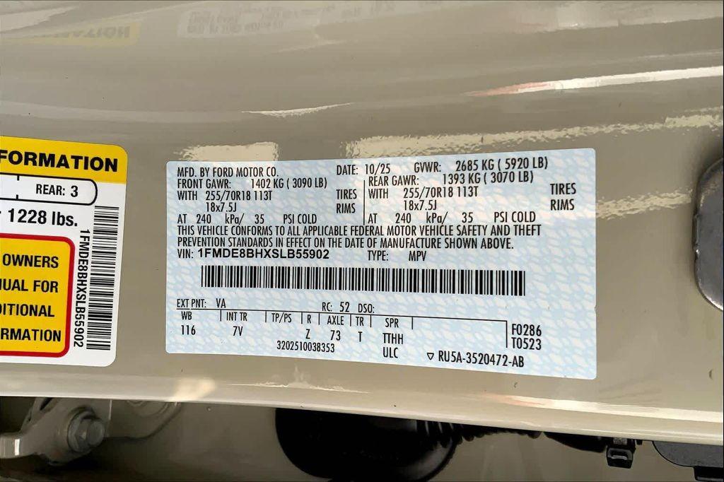 new 2025 Ford Bronco car, priced at $52,620