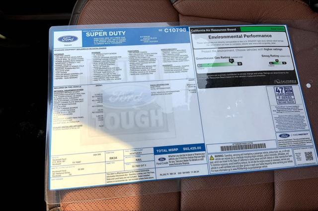 new 2025 Ford F-250 car, priced at $92,425