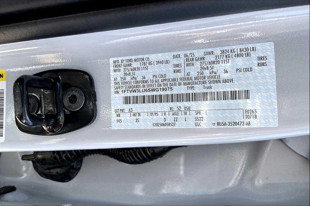 new 2025 Ford F-150 Lightning car, priced at $65,432