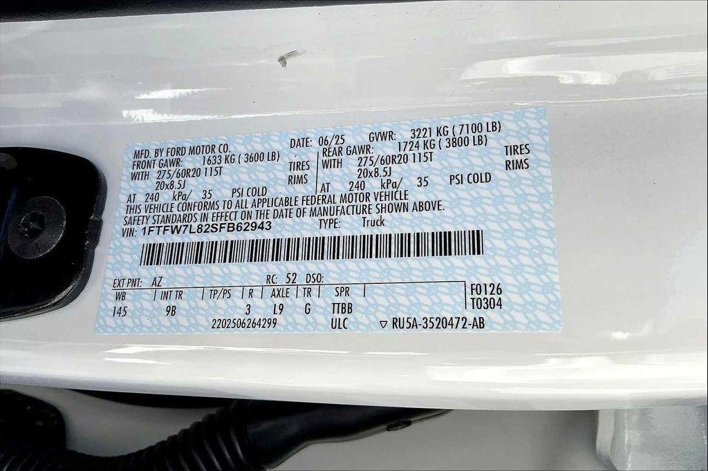 new 2025 Ford F-150 car, priced at $71,362