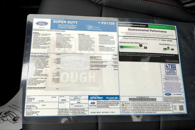 new 2024 Ford F-250 car, priced at $87,780
