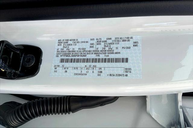 new 2025 Ford F-150 car, priced at $50,256