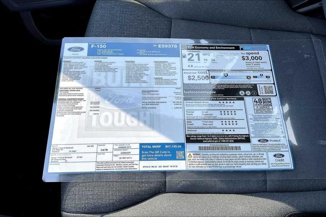 new 2025 Ford F-150 car, priced at $52,914