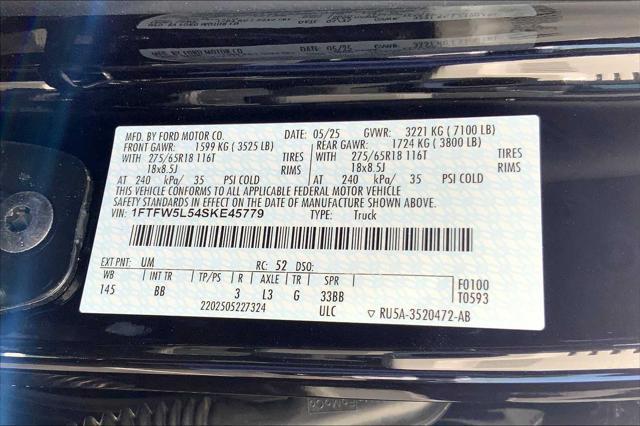 new 2025 Ford F-150 car, priced at $62,402