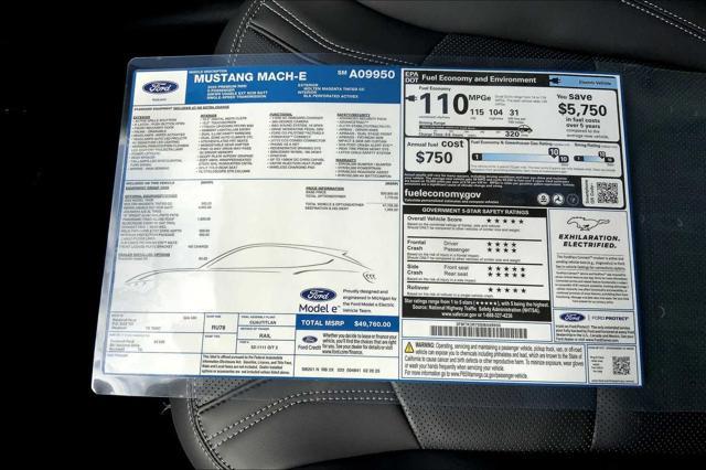 new 2025 Ford Mustang Mach-E car, priced at $49,760