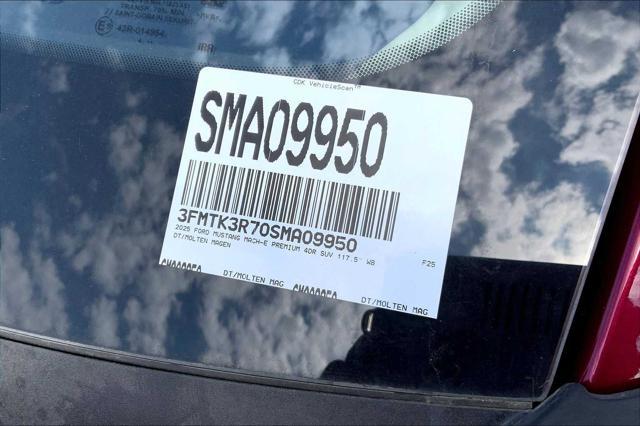 new 2025 Ford Mustang Mach-E car, priced at $49,760