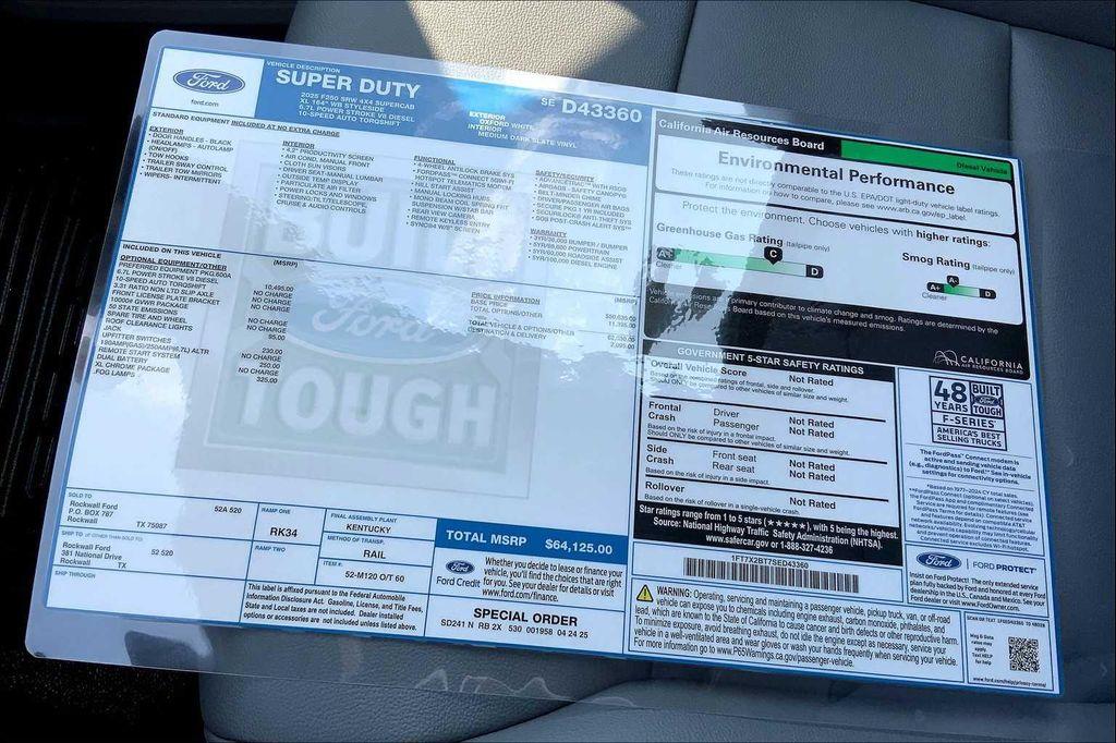 new 2025 Ford F-250 car, priced at $57,488