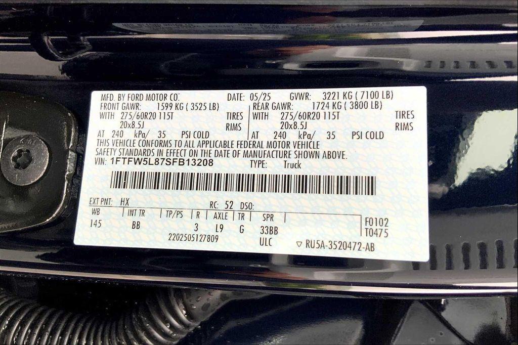 new 2025 Ford F-150 car, priced at $63,641