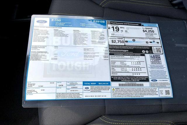 new 2025 Ford F-150 car, priced at $50,256