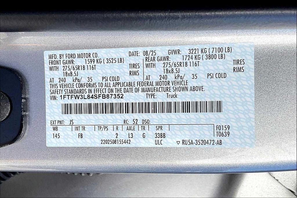 new 2025 Ford F-150 car, priced at $55,465