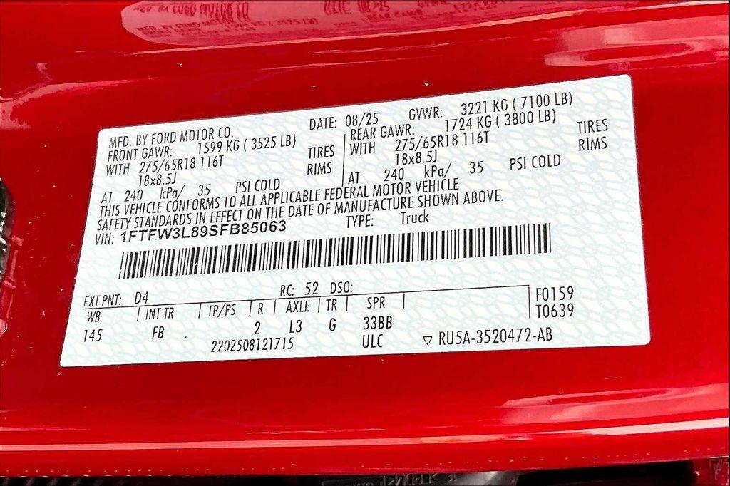 new 2025 Ford F-150 car, priced at $58,435