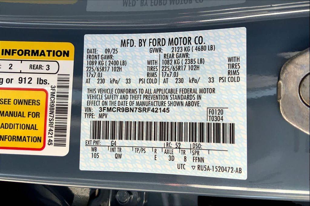 new 2025 Ford Bronco Sport car, priced at $34,860