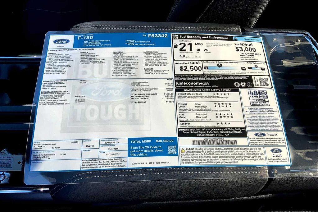 new 2025 Ford F-150 car, priced at $45,132