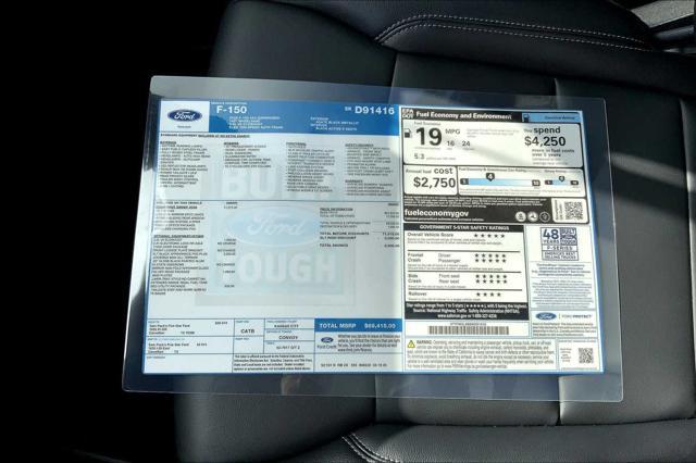 new 2025 Ford F-150 car, priced at $61,917