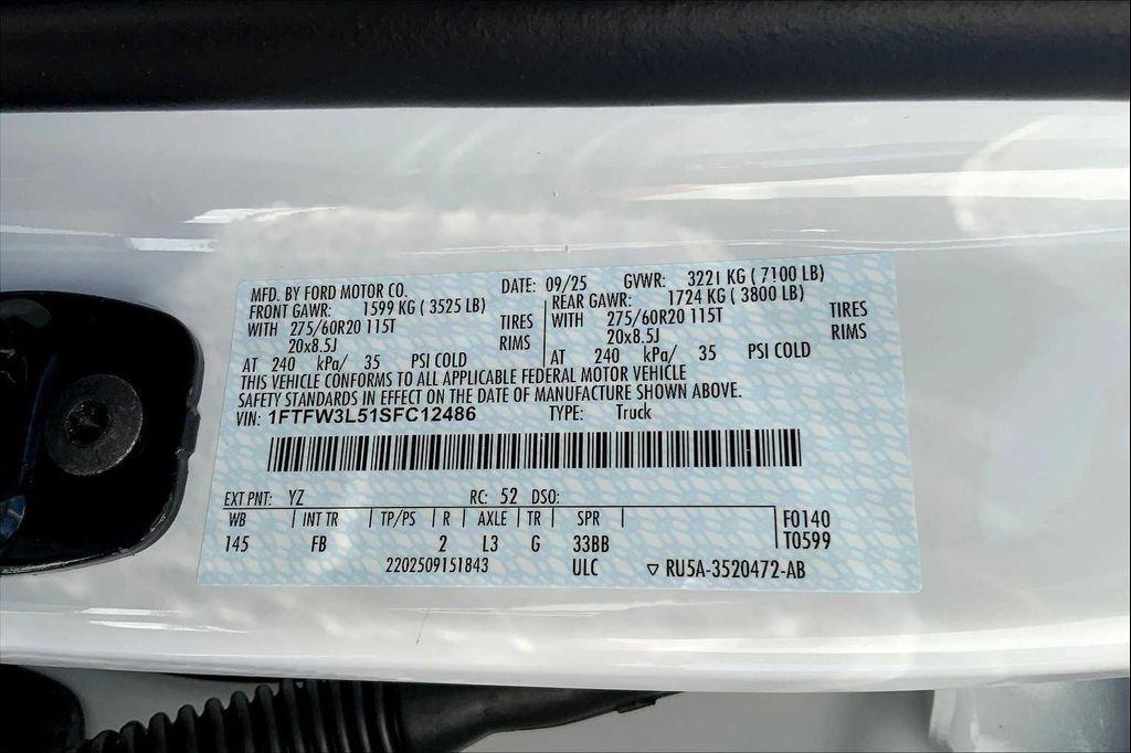 new 2025 Ford F-150 car, priced at $65,025