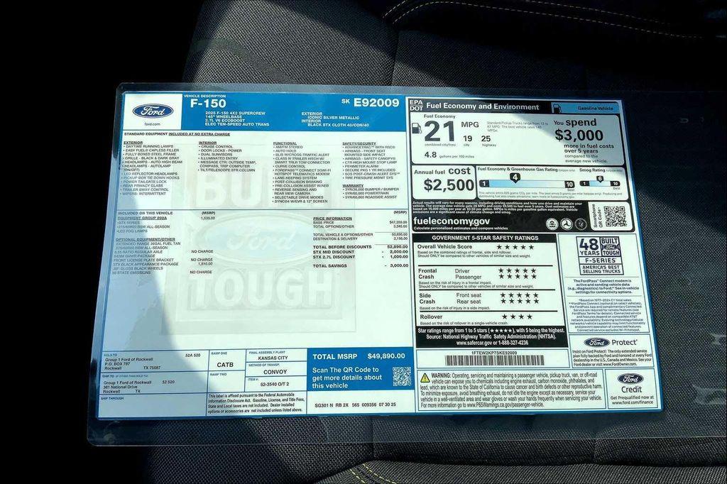 new 2025 Ford F-150 car, priced at $46,348