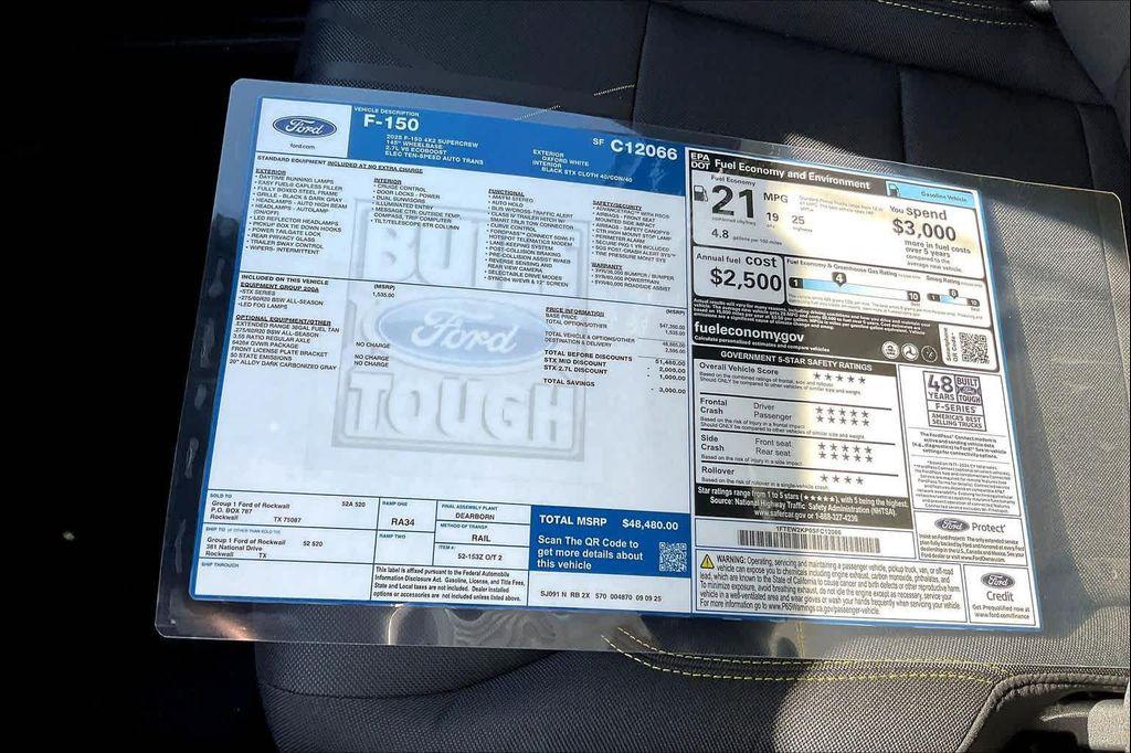 new 2025 Ford F-150 car, priced at $45,132
