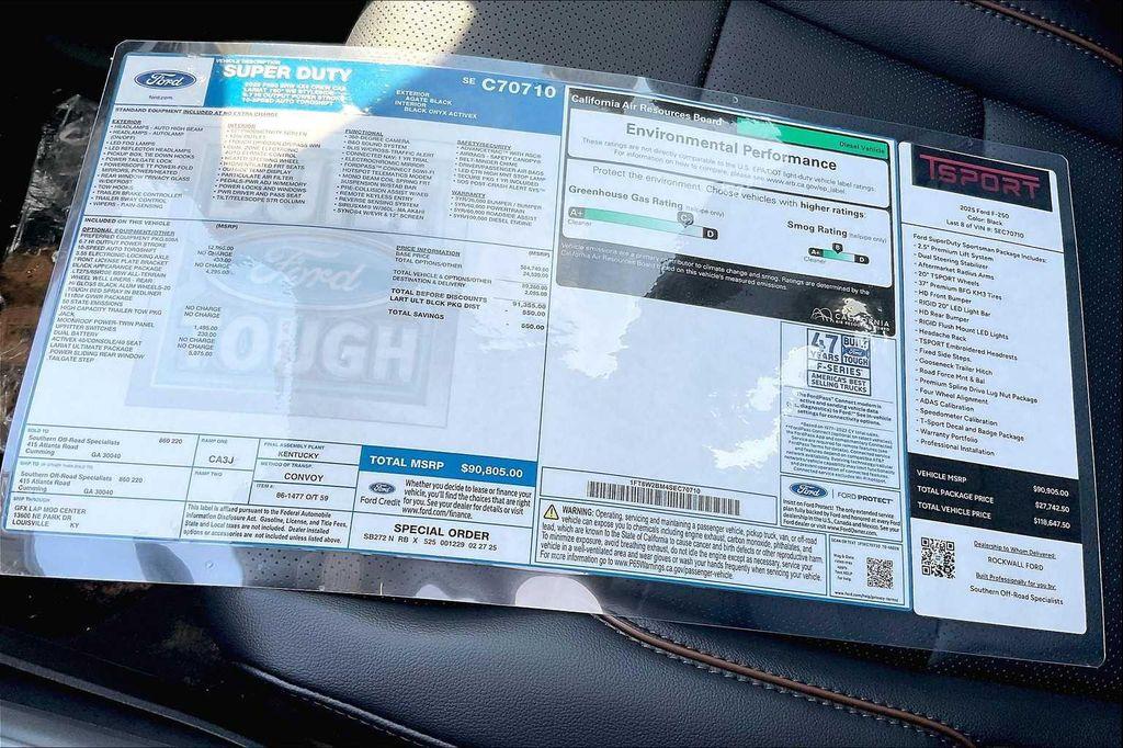 new 2025 Ford F-250 car, priced at $100,841