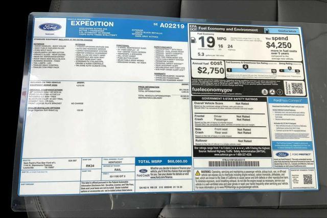 new 2025 Ford Expedition car, priced at $68,060